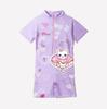 Novo Traje de Banho Infantil de Verão Meninos e Crianças de Meia-Idade Traje de Banho Peça Única Desenho Animado Roupa de Praia Beira-Mar Touca de Natação Traje de Banho