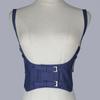 Cinto de Couro Texturizado Europeu e Americano Decoração de Camisa Externa Feminina Roupa de Performance Combinando Colete com Elastcoat e Selo de Cintura para Comércio Exterior