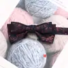 Corbata de moño casual floral para hombre Moda Nueva Corbata de moño de flor de anacardo Fabricante de corbatas de moño personalizadas para hombres y mujeres