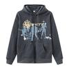 Sudadera con cremallera estampada serie Vicinity Neighbor 2025 Hoodiezip Oversize Europeo y Americano Marca Tendência