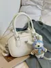 Bolsa de Bowling de Mão Tendência de Alta Qualidade para Mulheres, Bolsa de Ombro Moda Estilo Coreano, Nova Bolsa Transversal de Design de Nicho 2026