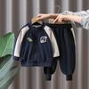 7110 Conjunto Deportivo para Niños Ropa de Primavera y Otoño para Niños 2026 Nuevo Conjunto Deportivo de Primavera para Niños Atractivo Conjunto de Dos Piezas