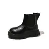 Botas Martin para Niña 2026 Otoño/Invierno Forro Delgado Zapatos Infantiles Botas Martin Estilo Británico Elegantes Versátiles Botas de Moda para Niña