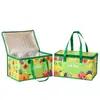Bolsas Térmicas para Frutas com Logo Personalizado Impresso, Bolsas Tote Costuradas com Folha de Alumínio Espessa, Bolsas Laminadas para Conservar Frio e Frescor