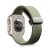 Adequado para Apple Watch Pulseira de Silicone Monocromática de Fibra de Carbono Apple 11 Ultra Fivela Dobrável Pulseira de Pulso de Silicone