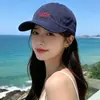 Gorra de Béisbol de Bordado de Letras de Nuevo Estilo 2026 Secado Rápido, Moda Casual Versátil de Primavera y Verano, Sombrero para el Sol para Mujer