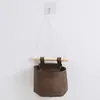 Bolsa de Almacenamiento Colgante Impermeable de Algodón y Lino para Detrás de la Puerta, Bolsillo Colgante Multicapa, Bolsa de Almacenamiento Tridimensional de Pared