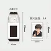 Cartões Picotados Personalizados do Fabricante: 63, 65, 86 Cartões Base Destacáveis, Vários Tipos de Cartões Mini Polaroid de Mercadoria de Celebridade