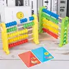 Ábaco de Cinco Velocidades para Crianças Ábaco para Ensino Fundamental Adição e Subtração Ábaco para Jardim de Infância Cálculo Mental Brinquedos de Educação Infantil Material Didático de Matemática