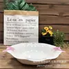 Venta al por mayor Vajilla de moda 14 pulgadas Creativo Calcomanía Cerámica Bol para ensalada Bol para cocinar Bufé Bol para sopa Bol para frutas
