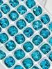 Zirconia Cúbica de Estrella de Color Cuadrada Facetada Súper Brillante Color Fuego Cuadrada Facetada con Parte Trasera Puntiaguda Rhinestone para Uñas Arte de Uñas Accesorios para Horquillas Fabricante Venta al por Mayor
