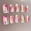 Unhas de Manicure Unhas Usáveis Feitas à Mão Manicure Puro Desejo Patch para Manicure Unhas Postiças Unhas Usáveis Feitas à Mão Unhas de Luxo