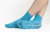 Calcetines de yoga antideslizantes para mujer, venta al por mayor de fábrica, una generación de calcetines deportivos de baile con punta transpirable y absorbente de sudor, calcetines de cinco dedos para mujer