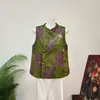 Nuevo Chal Elegante y Digno con Bordado Francés Estilo Nacional Chino Otoño 2026 Nuevo Estilo Cuello Alto Media Botonadura Sin Mangas Chal Mangas Murciélago Sueltas Mujer