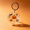Novos Produtos Transfronteiriços, Chaveiro de Acrílico Fantasma de Abóbora, Pingente Decorativo, Atacado de Fabricante de Pequenos Produtos de Yiwu