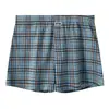 Huajielong Estampado a Cuadros Algodón Ropa Interior para Hombre Calzoncillos tipo bóxer para Hombre Shorts Transpirables de Moda para Hombre Dropshipping
