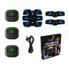 Parche Popular Recargable para Músculos Abdominales con Pantalla Digital Cinturón Equipo de Fitness Deportes para Perezosos Instrumento de Fitness Abdominal en Casa Parche Amarillo para Músculos Abdominales