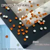 Pedras de Strass Redondas Pequenas K9 Sparkling White com 33 Facetas e Base Plana para Nail Art, Pacote Misto de Pedras de Strass Coloridas com Base Plana Decorações para Nail Art
