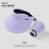 Sombrero de Sol de Verano para Mujer Plegable Sombrero de Sol de Ala Ancha para Ciclismo al Aire Libre Cubre Cara Anti-UV Sin Parte Superior