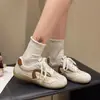 Zapatos Deportivos Casuales Versátiles de Suela Plana Retro 2026 Zapatos de Tabla para Mujer con Cordones Estilo Coreano Verano Zapatos de Entrenamiento Alemanes Tendencia Nuevo Bloqueo de Color