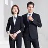 Traje Nuevo Traje Hombres Otoño e Invierno Negocios Profesional Trabajo Ropa Formal Padrinos Novia Vestido Venta Tienda 4S