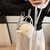 Bolso Bowling Simple de Mano para Mujer Estilo Coreano Moda Trendy Bolso de Hombro 2025 Nuevo Trabajo Viajero Crossbody Bolso Trendy