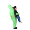 Disfraz Inflable de Fantasma Alienígena Atuendo Cosplay Accesorios de Disfraz de Halloween Muñeco Pasarela Divertida