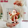 Amazon Navidad Santa Colgante Acrílico 2D Colgante Plano Árbol de Navidad Adorno de Festival Transfronterizo