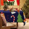 Toalha de Mesa de Natal com Atmosfera Festiva, Toalha de Mesa Estilo Ins Vermelha, À Prova d'Água e de Óleo, Toque de Luxo Leve e de Alta Qualidade, Toalha para Mesa de Centro, Toalha para Mesa de Jantar
