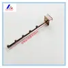 Gancho para ropa interior gancho de tubo cuadrado color oro rosa 7 cuentas tarjeta de gancho de tubo cuadrado 5 cuentas color oro titanio gancho de tablero perforado montado en pared gancho de clavija de 7 cuentas Columna A 5 cuentas