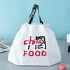 Bolsa Desechable con Cordón para Llevar Empaque Bolsa de Plástico Portátil Bolsa para Ensalada Comida Bolsa de Empaque
