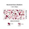 Rojo Rosa Mármol Simulado Fragmentos de Molino de Agua Pegatinas de Pared Autoadhesivas Pegatinas Decorativas para Habitación de Niña Br63221