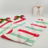 Medias Largas Transfronterizas, Accesorios de Ropa, Medias Largas Hasta la Rodilla, Medias Largas con Moño Rojo y Verde, Navidad, Día de la Independencia