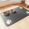 Alfombrilla de Diatomeas Amazon Transfronteriza para Gatos y Perros, Absorbente, Fácil de Limpiar, Alfombrilla para Comida a Prueba de Salpicaduras, Alfombrilla para Mascotas, Alfombrilla para el Hogar Resistente a la Suciedad