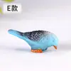 Mini resina criativa colorida pássaro jardinagem pequeno animal suculenta planta decorações casa suculenta presente ornamentos