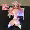 Pendente de boneca de casamento sereia com lantejoulas de fábrica Boneca Boneca Casa de Brinquedo adereços presente para menina brinquedos infantis