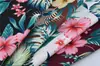 Fábrica Têxtil Dongguan Atacado Algodão Puro Imitação Tencel Tecido Estampado Primavera e Verão Roupa Tecido para Vestido Camisa Vermelho da Internet