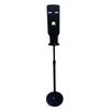 Dispensador de jabón vertical Soporte Sensor automático Sin contacto Estación de sanitización móvil Acero inoxidable Soporte de desinfección para desinfectante