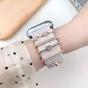 Adecuado para Apple Smart Watch Correa de Silicona Anillo Decorativo Correa con Hebilla de Mariposa Decoración Nuevo Anillo Decorativo