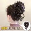 Bolas para pelucas naturales esponjosas temperamento perezoso anillo de peluca peluca de pelo de barba larga bolsa para pelucas accesorios para el cabello para fotografía de cheongsam