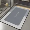 Diatom Mud Banheiro Absorvente Tapete de Piso Luz de Vaso Sanitário Tapete Antiderrapante de Luxo Porta de Entrada de Secagem Rápida Tapete de Pé Tapete de Porta de Vaso Sanitário