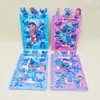Venta Caliente Transfronteriza Labubu Tres en Uno Cuaderno Creativo Multifuncional Libro de Pegatinas para Vestir Estudiante Spiral Libro Mayorista