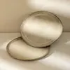 Pratos Cerâmicos Castanhos Claros Estilo Vintage para Uso Doméstico, Pratos de Jantar Redondos, Louças, Pratos de Massa, Pratos de Salada, Pratos Atacado