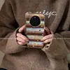 Adecuado para funda de teléfono móvil Huawei Mate80, Atmósfera de Otoño e Invierno, Rayas y Estrellas de Color Cálido Contrastante Huaweimate70Pro