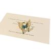 Anillo de mariposa degradado súper hada lujo nicho alta gama temperamento simple y generoso personalidad anillo dedo índice al por mayor
