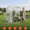 Cobertura de estufa ZhiXiao para isolamento de varanda, tenda simples de aquecimento de plantas para estufa, cobertura de suporte de flores para proteção solar, cobertura à prova de chuva