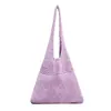 Bolso Cruzado Informal, Bolso Tote Estilo Perezoso, Bolso Tejido a Mano, Bolso de Tela, Bolso Tejido para Mujer Bajo el Brazo, Estilo Artístico Hueco