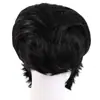 Amazon Peruca Cosplay Hippie Punk Anos 80 Disco Hip-Hop Europeu e Americano Cabelo Cacheado Elvis Excêntrico