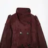 ZA ropa de mujer de comercio exterior transfronterizo europeo y americano, artículo de venta caliente en AliExpress, chaqueta corta de moda casual con cuello alto, abotonada, con cordones
