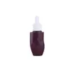 En Stock Botella de Esencia de Fondo Grueso Verde de 30ml, Botella Gotero Irregular de Aceite Esencial de 50ml, Botella Dispensadora de Vidrio para Cosméticos